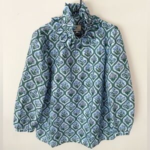 Tuckernuck Blue and Green Long Sleeve Top